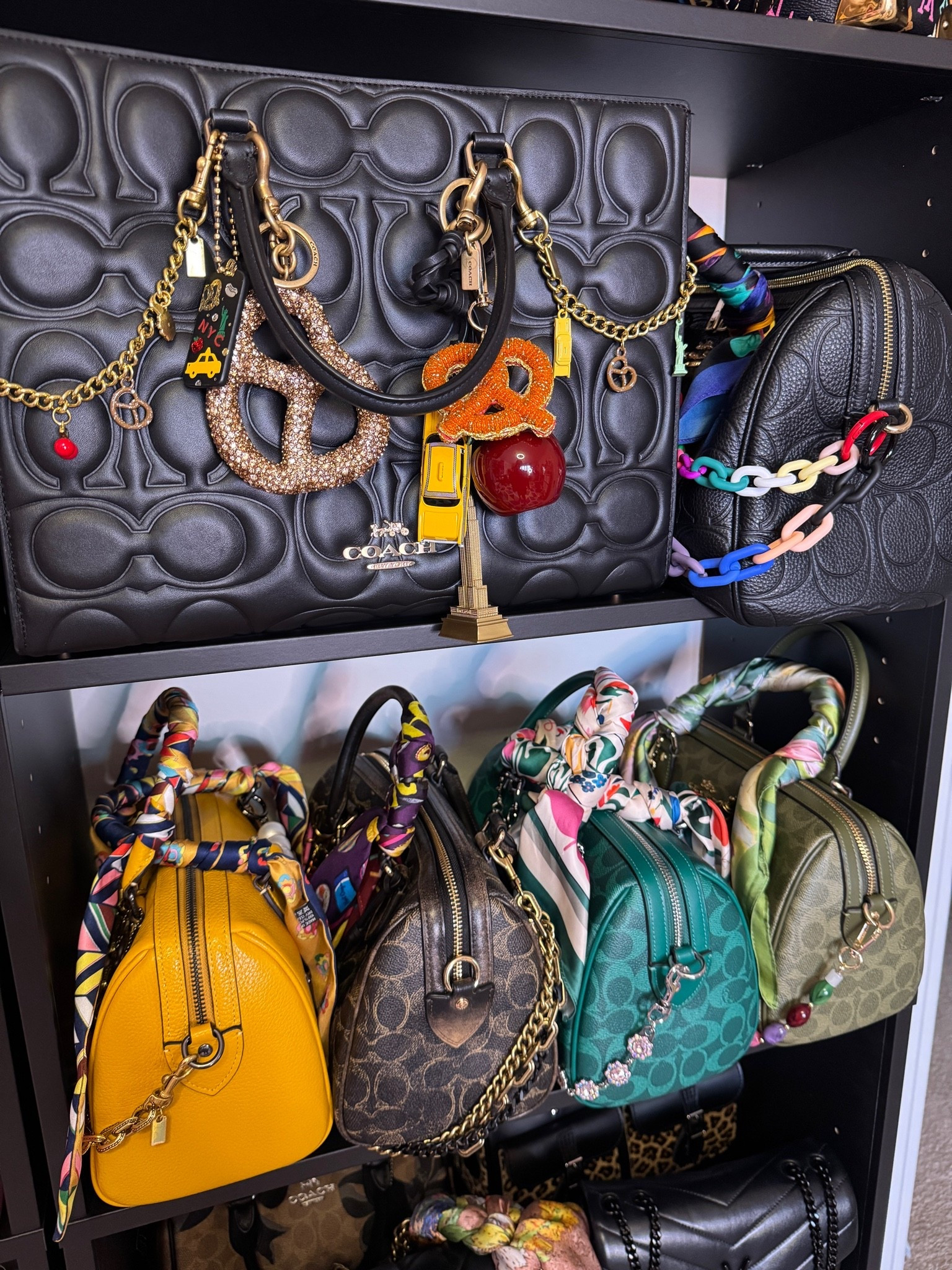 Coach outlet eye candy ! #coachmaggietote #coachrowan