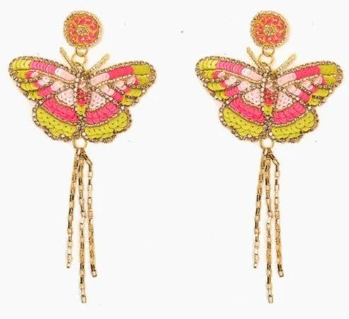 Elegant Butterfly Earrings | Teggy French
