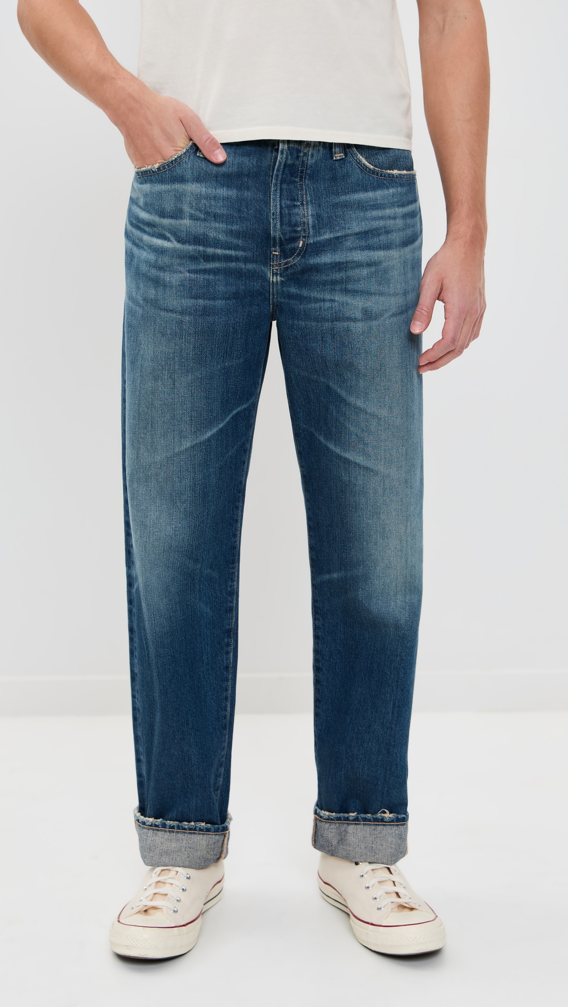 Felix Selvage AG-ed Vintage Straight Jeans - 15 Years Rafael | Shopbop