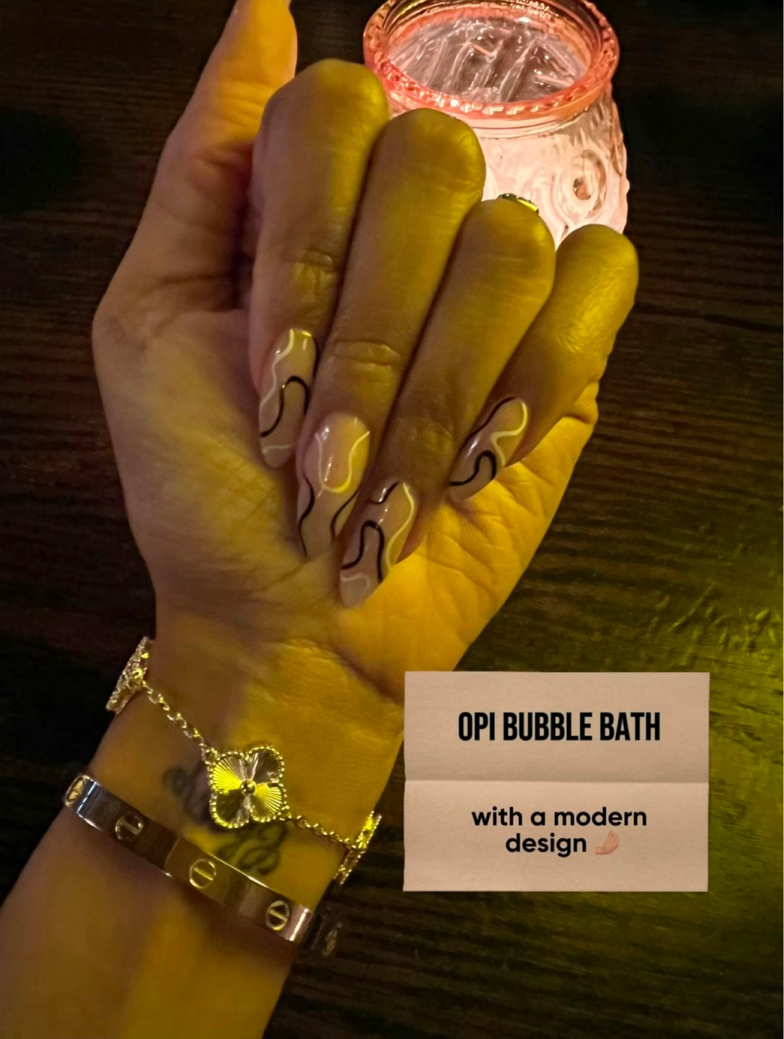 I don’t think there is a more classic nail color than Bubble Bath by OPI. I decided to go with this neutral base to highlight a simple, but modern trend. These black-and-white squiggles are giving me life.  
#nails  #nailideas #nailinspo  #opi  #opibubblebath #og  #nailtrends  #blackandwhite  #almondshapednails 

#LTKbeauty #LTKstyletip #LTKU