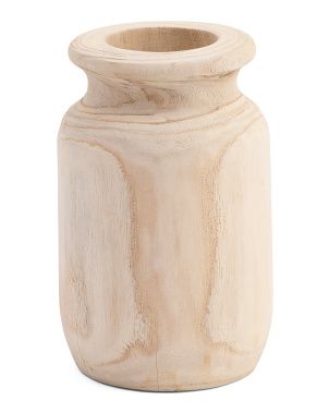 6in Wooden Vase | Coastal | Marshalls | Marshalls