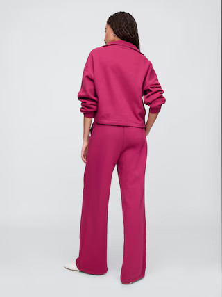 Fleece Rib-Seam Wide-Leg Pants | Gap Factory