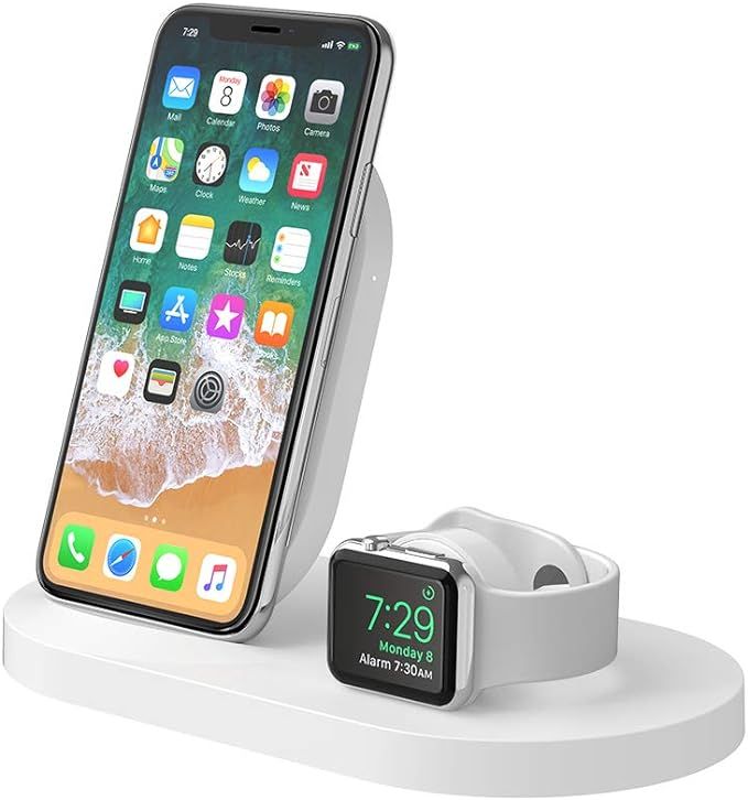 Belkin Boost Up Wireless Charging Dock (Apple Charging Station for Iphone + Apple Watch + USB Por... | Amazon (US)