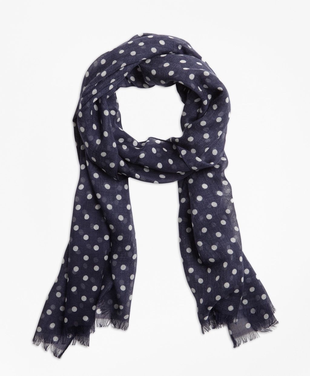 Brooks Brothers Men's Polka Dot Scarf | Brooks Brothers