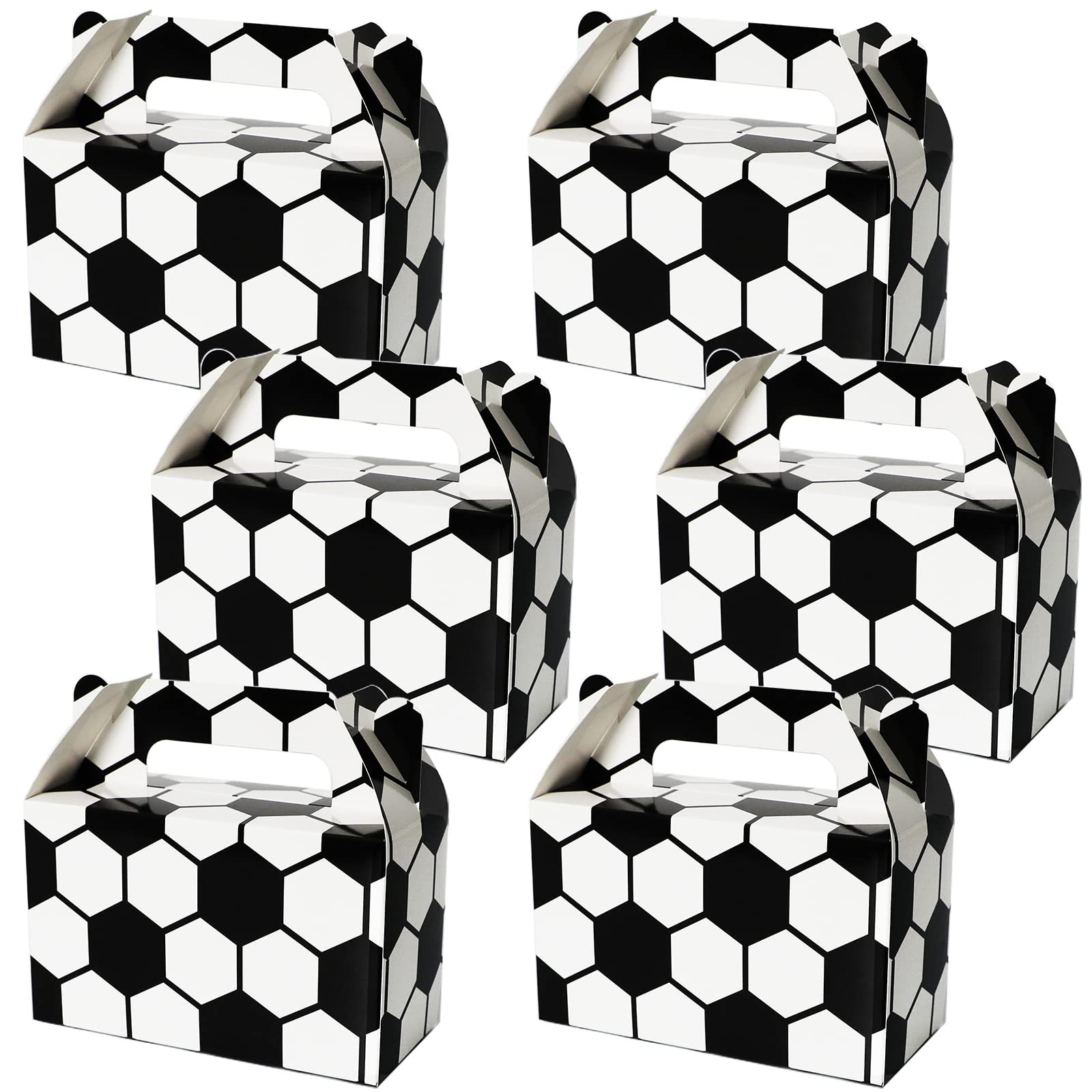 Tevxj 12 Pack Soccer Party Favor Boxes Soccer Treat Candy Snack Bags Party Favors Sports Football... | Amazon (US)