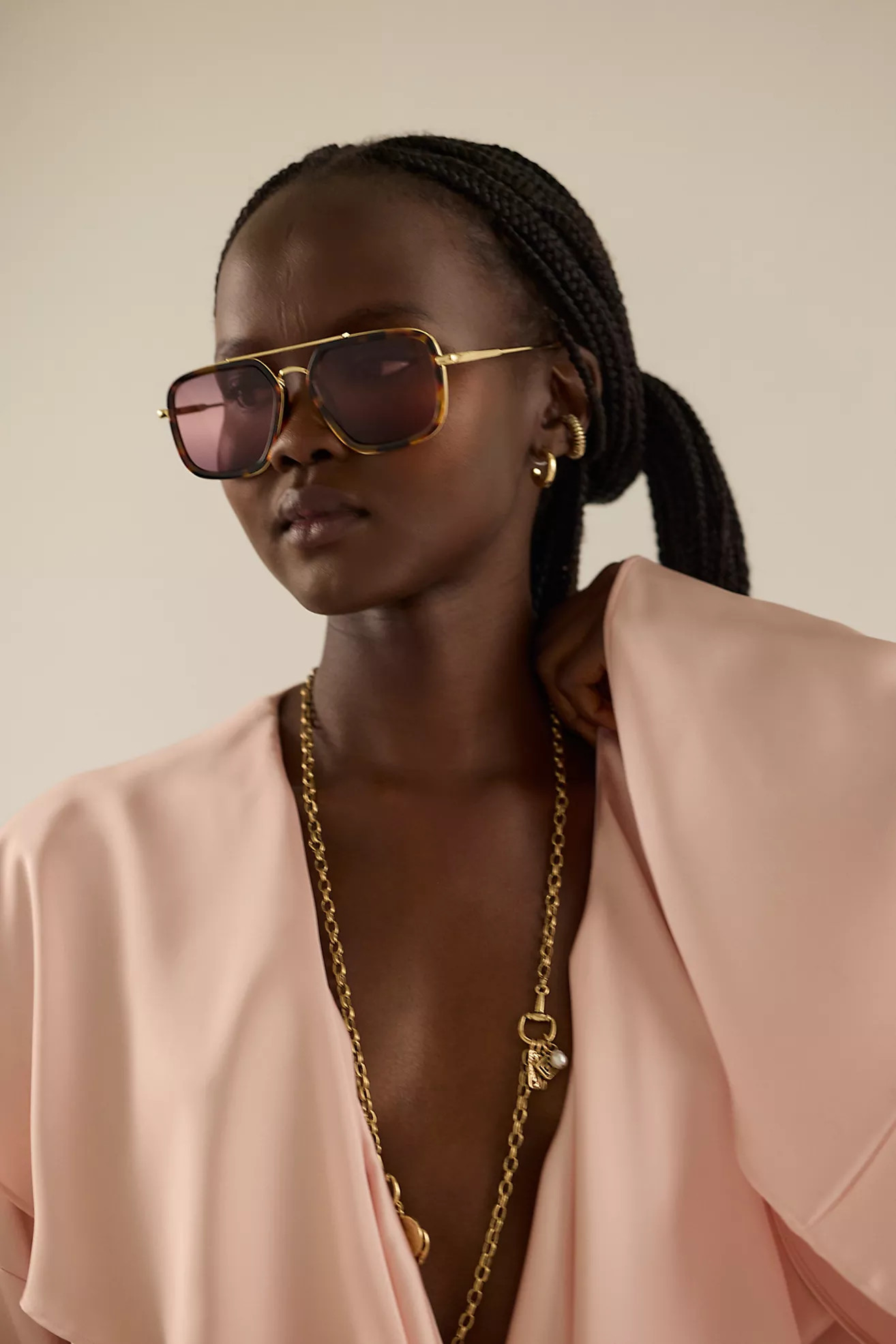Luna Classic Aviator Sunglasses | Free People (Global - UK&FR Excluded)