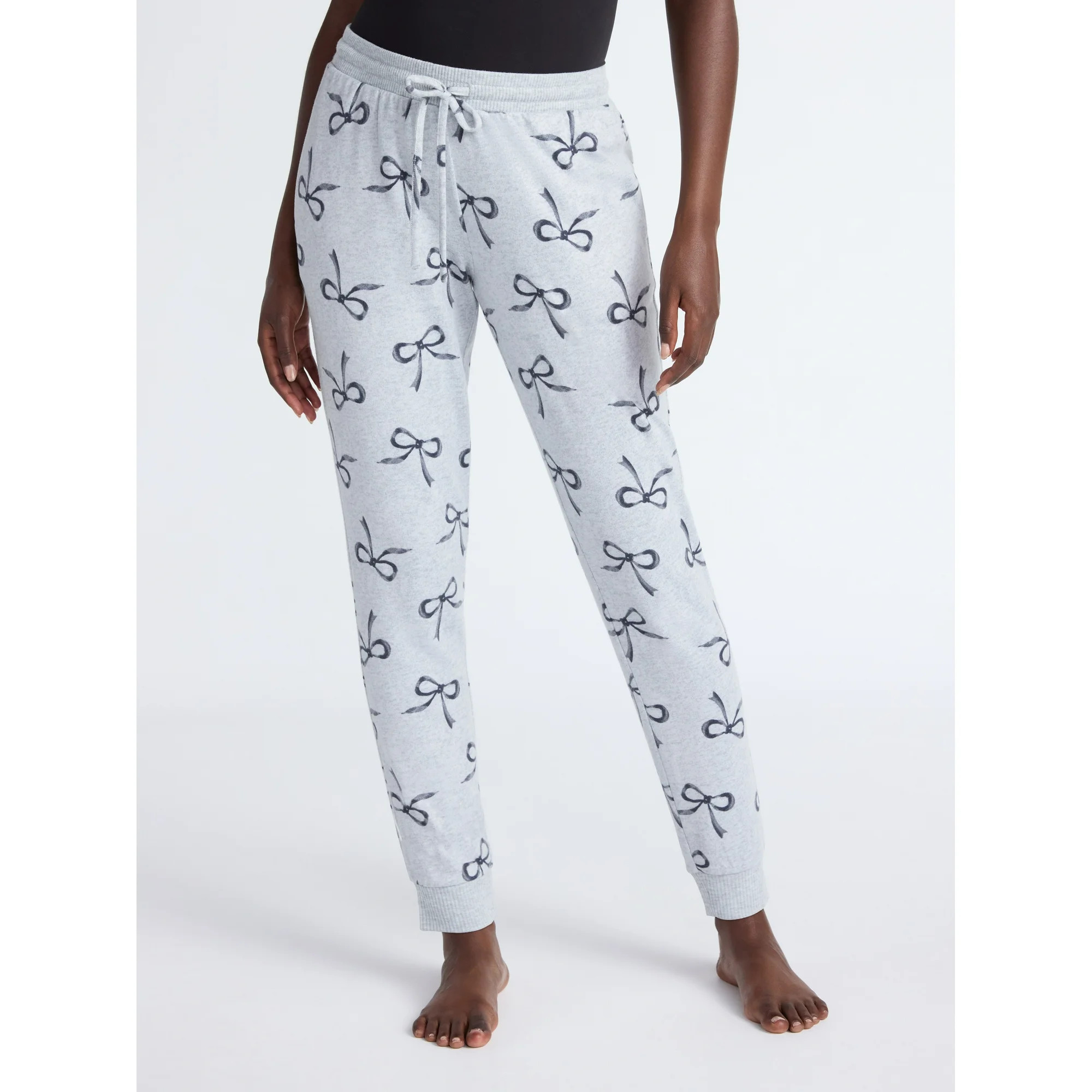 Joyspun Women's Cozy Lounge Collection Hacci Knit Sleep Joggers, 29'' Inseam, Sizes XS-3X | Walmart (US)