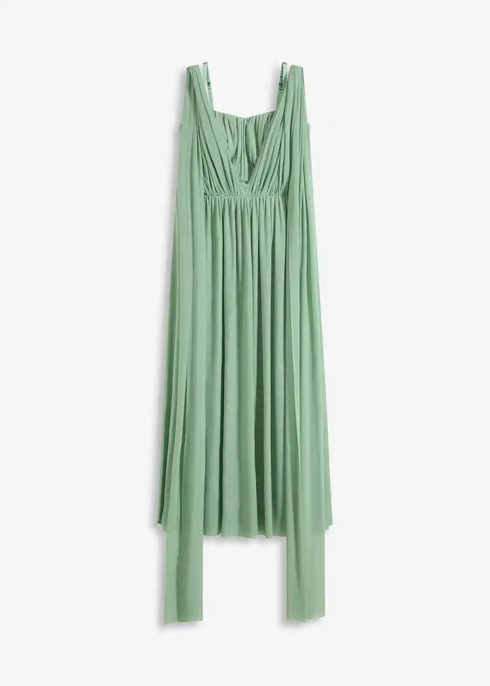 Maxikleid aus Mesh mit Tragevarianten | Bonprix DE