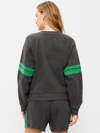 Crew-Neck Raglan Graphic Sweatshirt | Old Navy (US)