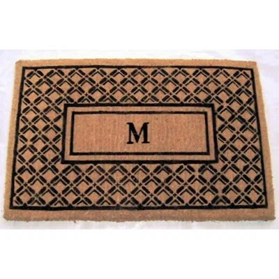 Belamy Monogrammed Welcome Outdoor Door Mat | Wayfair North America