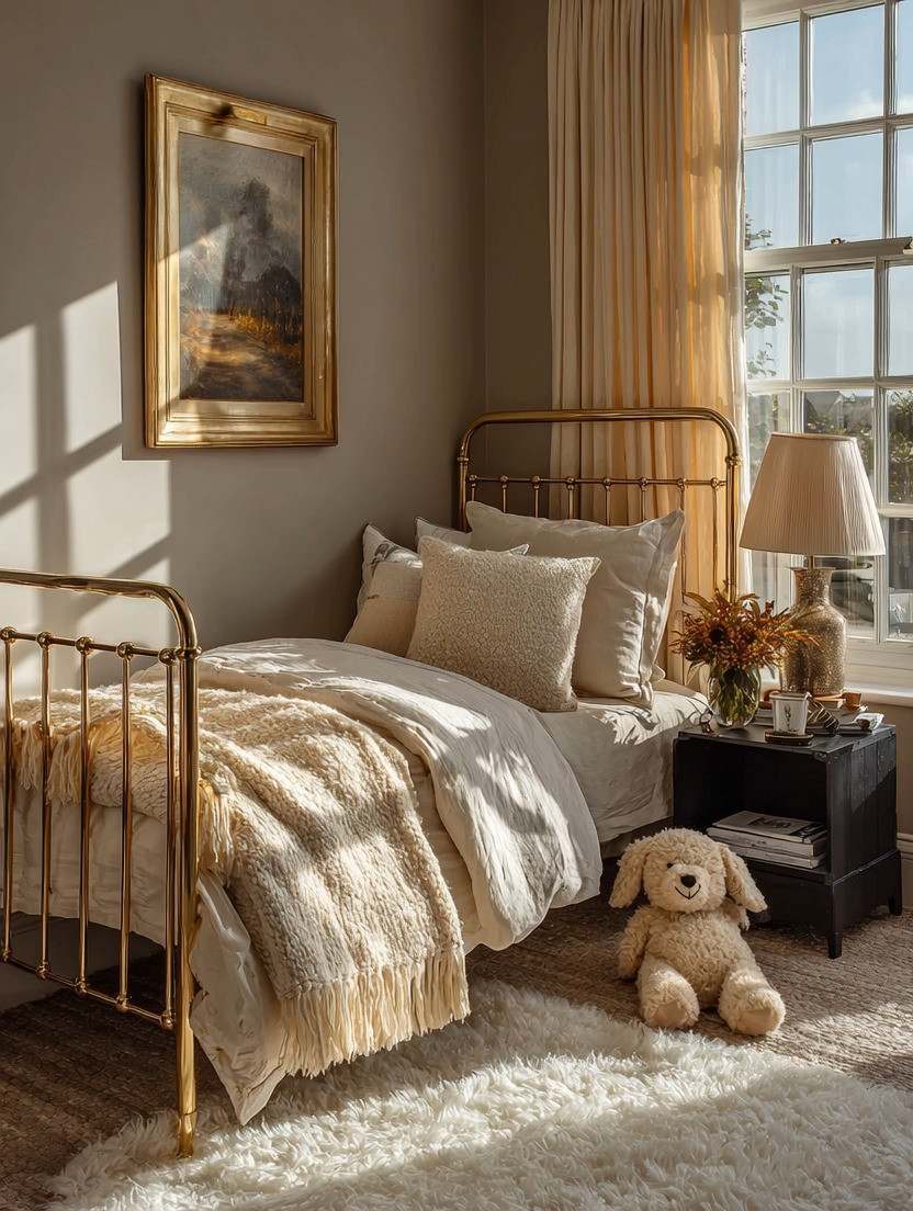 Designing a toddler’s room doesn’t have to feel overwhelming.

Start with one timeless piece—and build around it.

This gold metal bed is that piece.
It works beautifully with neutrals, soft tones, or even bold, playful themes as your child grows.

Instead of redesigning the entire room every few years, choose elements that evolve with you.
This bed stays—while everything else can change.

A space that feels elegant today, and meaningful tomorrow.

#kidsroom #toddlerroom #homedecor #timelessdesign 

 #LTKHome