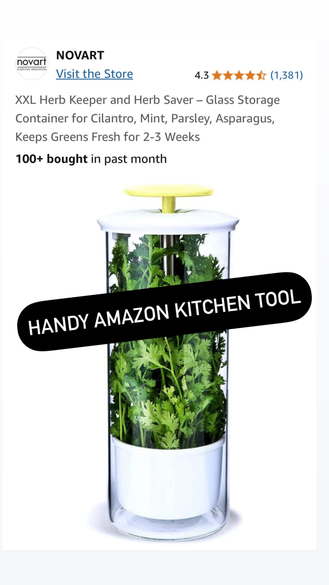 Amazon Kitchen Find 


#LTKFindsUnder50 #LTKHome
