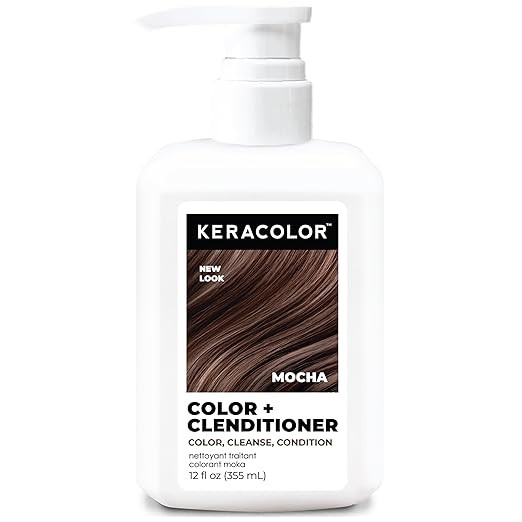 Keracolor Color + Clenditioner 3-in-1 Color-Depositing Conditioner, Gently Cleanses & Conditions,... | Amazon (US)