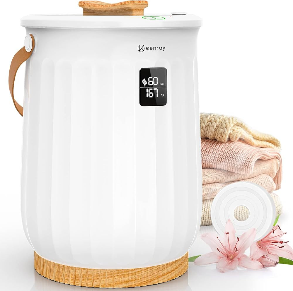 Keenray Towel Warmer Bucket, Hot Towel Warmer with Timer and Temperature Display, Heat Time 15/30... | Amazon (US)