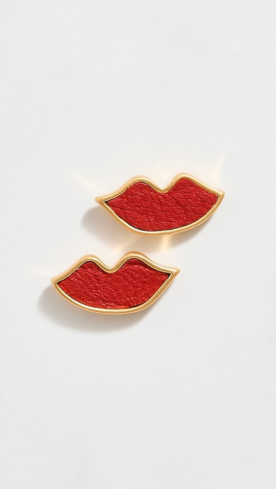 Clare V. Lips Stud Earrings | SHOPBOP | Shopbop