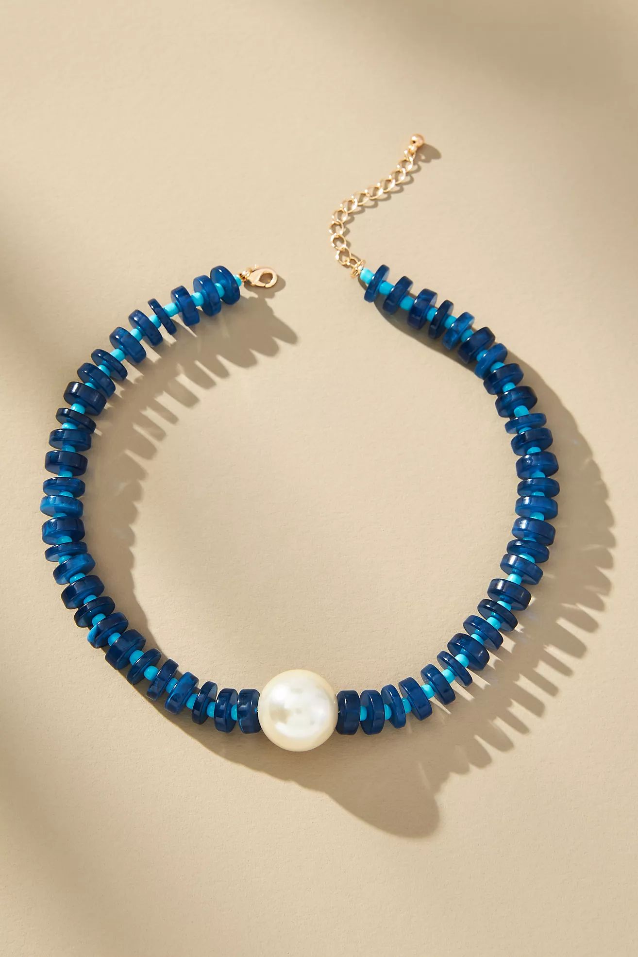 Chunky Beaded Pendant Necklace | Anthropologie (US)