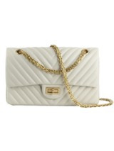 'Marilyne' Faux Leather Chain Strap Bag | Goodnight Macaroon