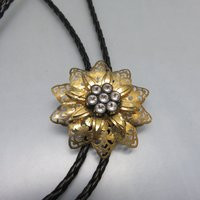 Vintage Victorian Filigree Flower Bolo Tie, Handmade Original Designs | Etsy (US)