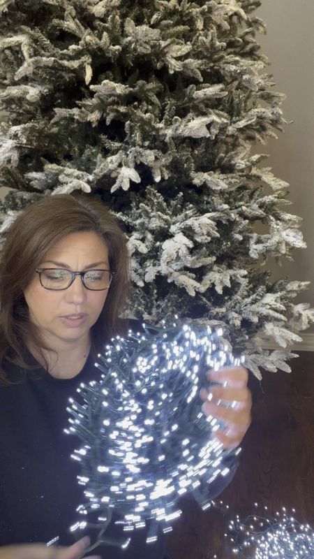 Avoid light tangles by unwinding them before you start to put them on your tree.

#LTKHoliday #LTKSeasonal #LTKhome