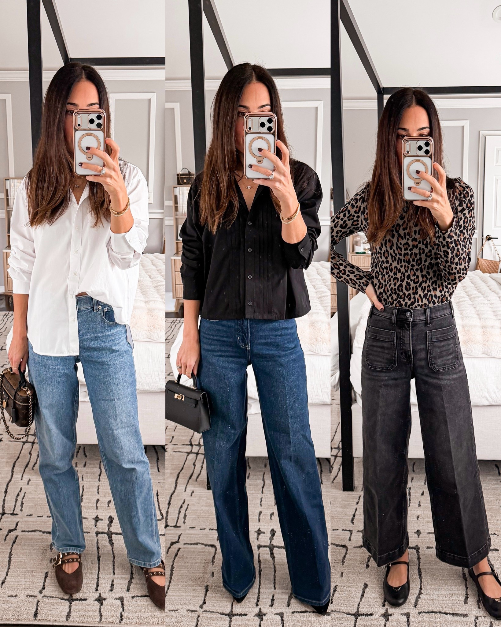 SPANXshape Authentic 360 denim is truly next level 💯
Flattering, stretchy, and actually holds its shape (no sagging 🙌).
I’m wearing size XS in everything and tried three styles:
• Straight leg
• Wide leg
• Cropped wide leg
Every pair is so good — polished enough to dress up, comfortable enough for everyday wear.
✨ Use code MRSCASUALXSPANX for 15% off your first purchase ✨
@spanx #spanxpartner


#LTKootd #LTKOver40 #LTKmomlife