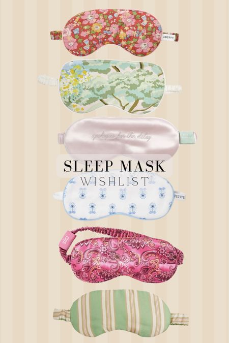 Best + cutest sleep eye masks for women (or men or anyone!) that would make perfect stocking stuffers for Christmas 2022! 

#LTKSeasonal #LTKunder50 #LTKHoliday