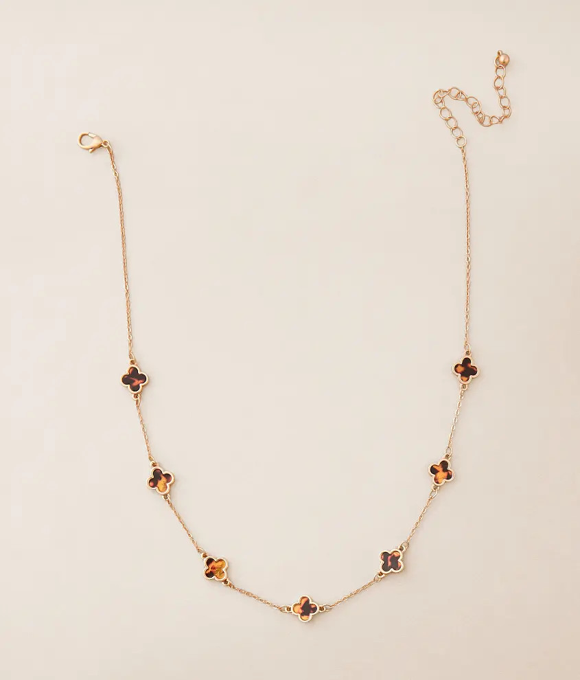 Tort Clover Necklace | Buckle