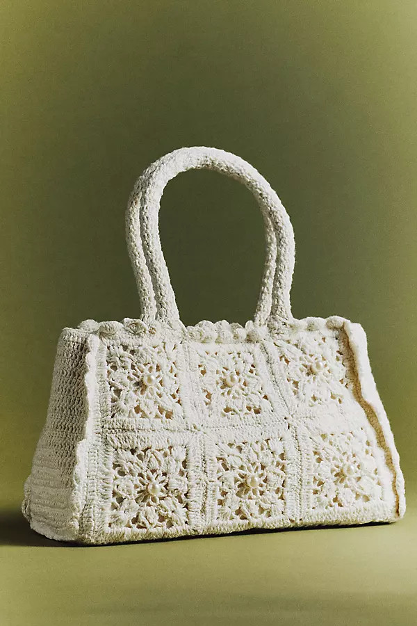 Crochet Top Handle Bag | Anthropologie (US)
