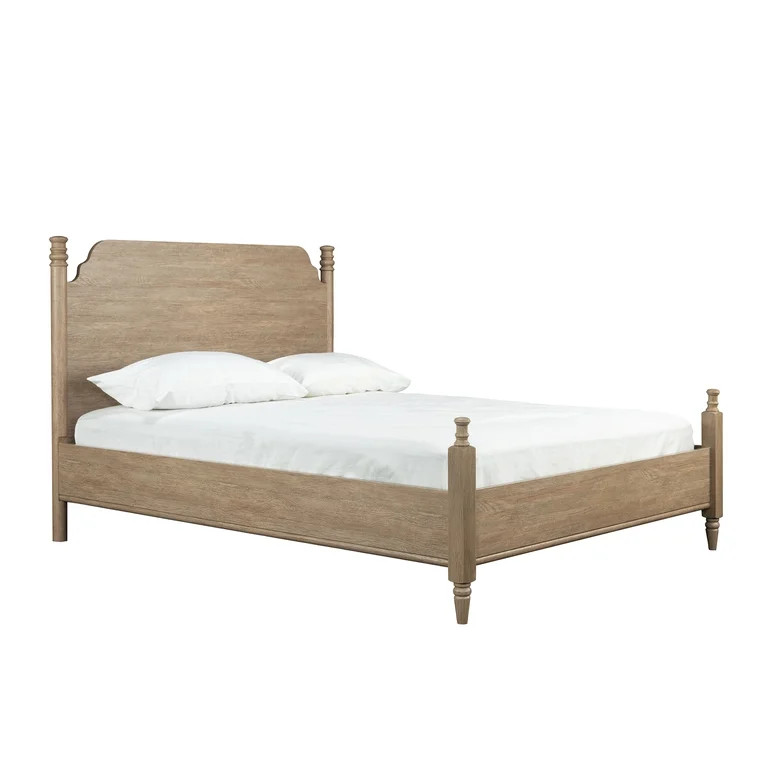 My Texas House Monroe Queen Bed, Brushed Oak Finish | Walmart (US)