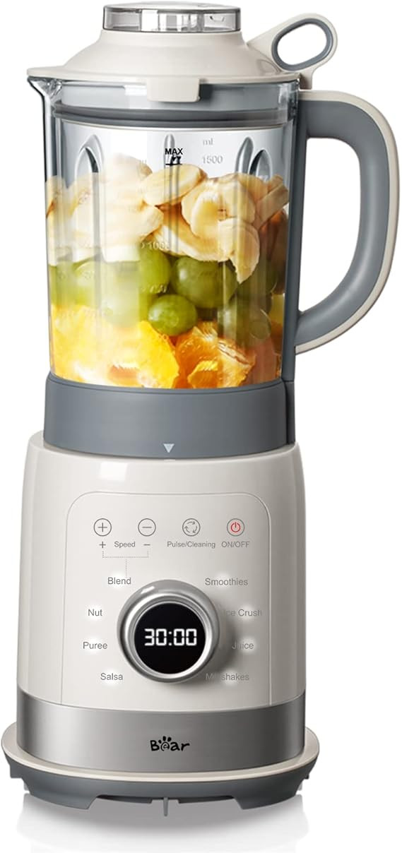 Bear Blender, 1500 Peak Watts Professional Countertop Blender for Kitchen, Blender for Shakes and... | Amazon (US)