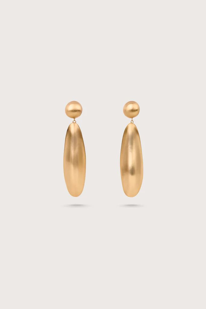 FIORE EARRING - BRUSHED BRASS | Cult Gaia - US