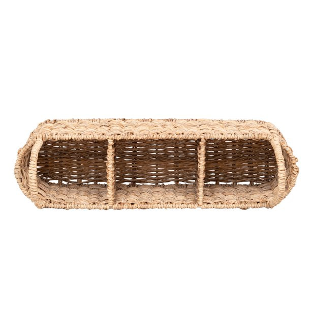 Better Homes & Gardens Beige Rattan Oval Caddy | Walmart (US)