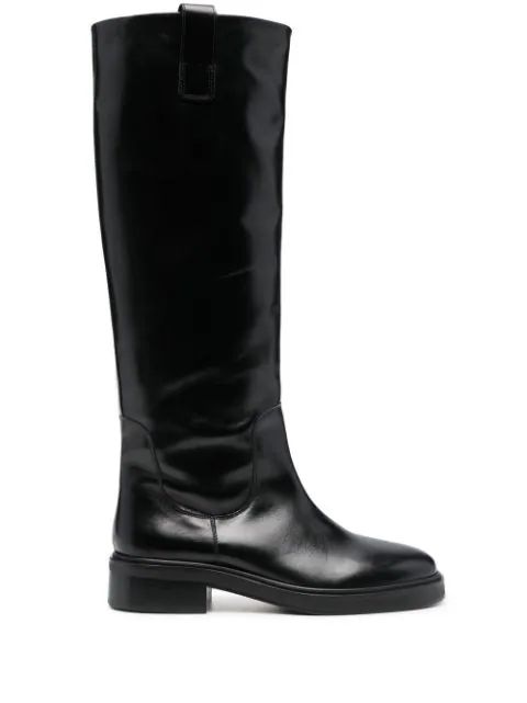knee-high leather boots | Farfetch Global
