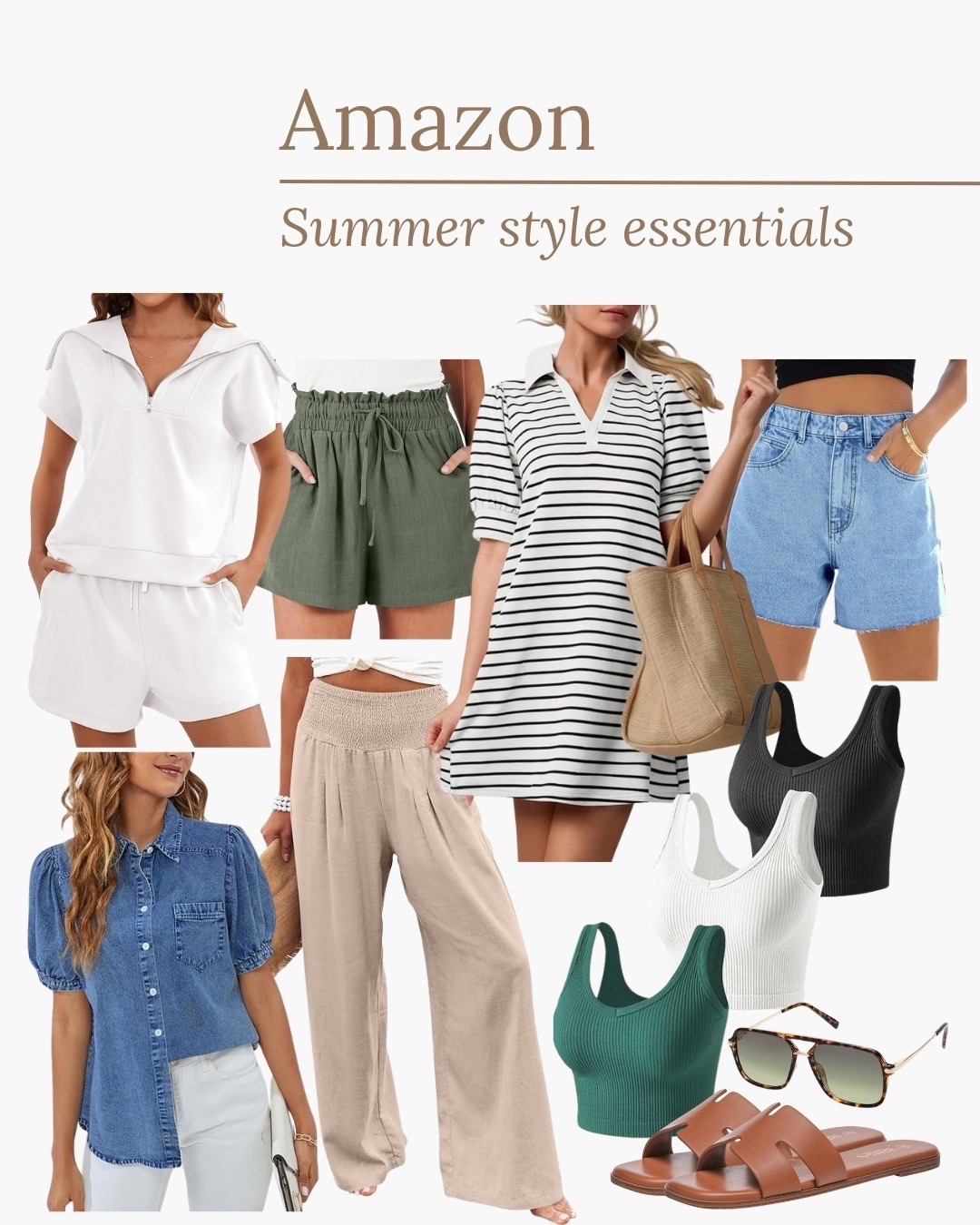 All the Summer style essentials you need from Amazon! 

#LTKStyleTip

Follow my LTK @just.jacsy on the @shop.LTK app to view this post and get my exclusive app-only content!

#liketkit 
@shopwithltk 