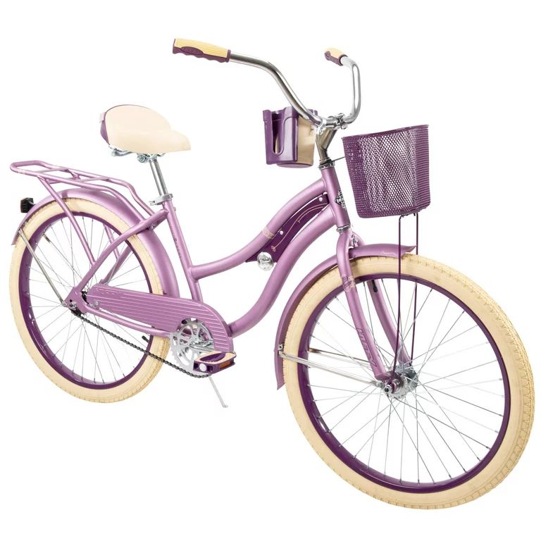 Huffy 24 In. Nel Lusso Girls' Cruiser Bike, Purple Satin | Walmart (US)