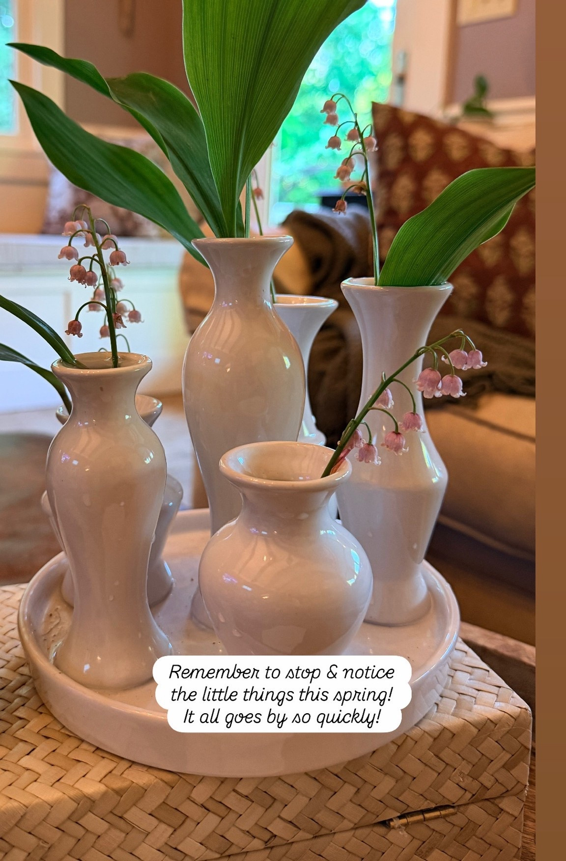 Love this vase tray for collecting the small moments & flowers from our yard! Included some wayfair rugs, furniture and decor we own and love as well! #flowervases
#springtime #captureeachmoment #wayfairsale #memorialdayclearance
@Wayfair

#LTKdayinmylife #LTKHome #LTKSeasonal