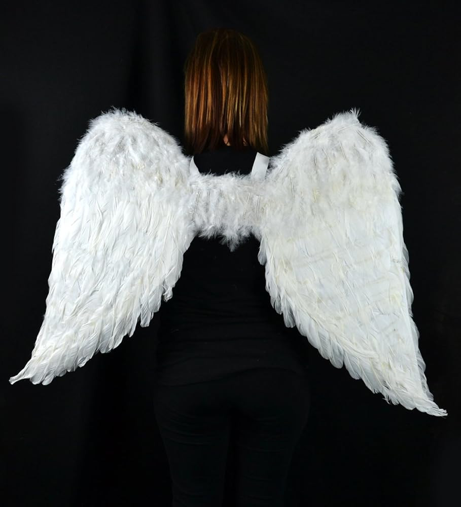 Touch of Nature 11008 Adult Angel Wing in White with Elastic Straps, 43 by 27-Inch | Amazon (US)