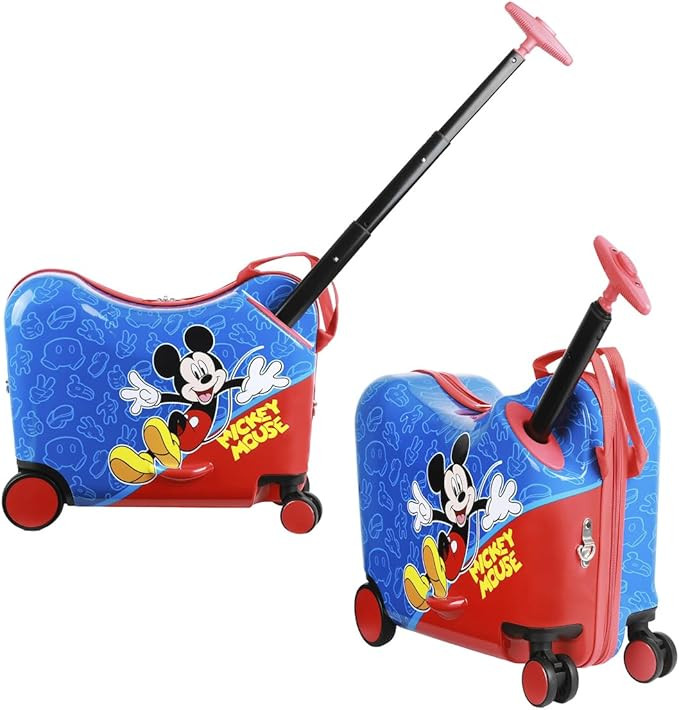 Disney Mickey Mouse 18" Toddler Ride-On Luggage | Amazon (US)