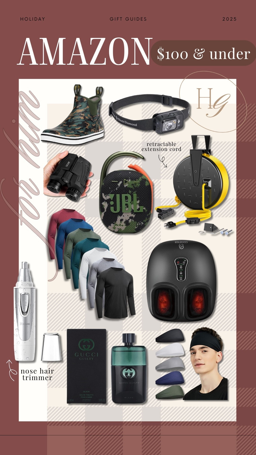 Amazon gift guide FOR HIM - under $100✨🎁🌲 lots of great sales on these items too! Hope this helps😌

Mens / holiday shopping / Holley Gabrielle 

#LTKMens #LTKGiftGuide #LTKCyberWeek