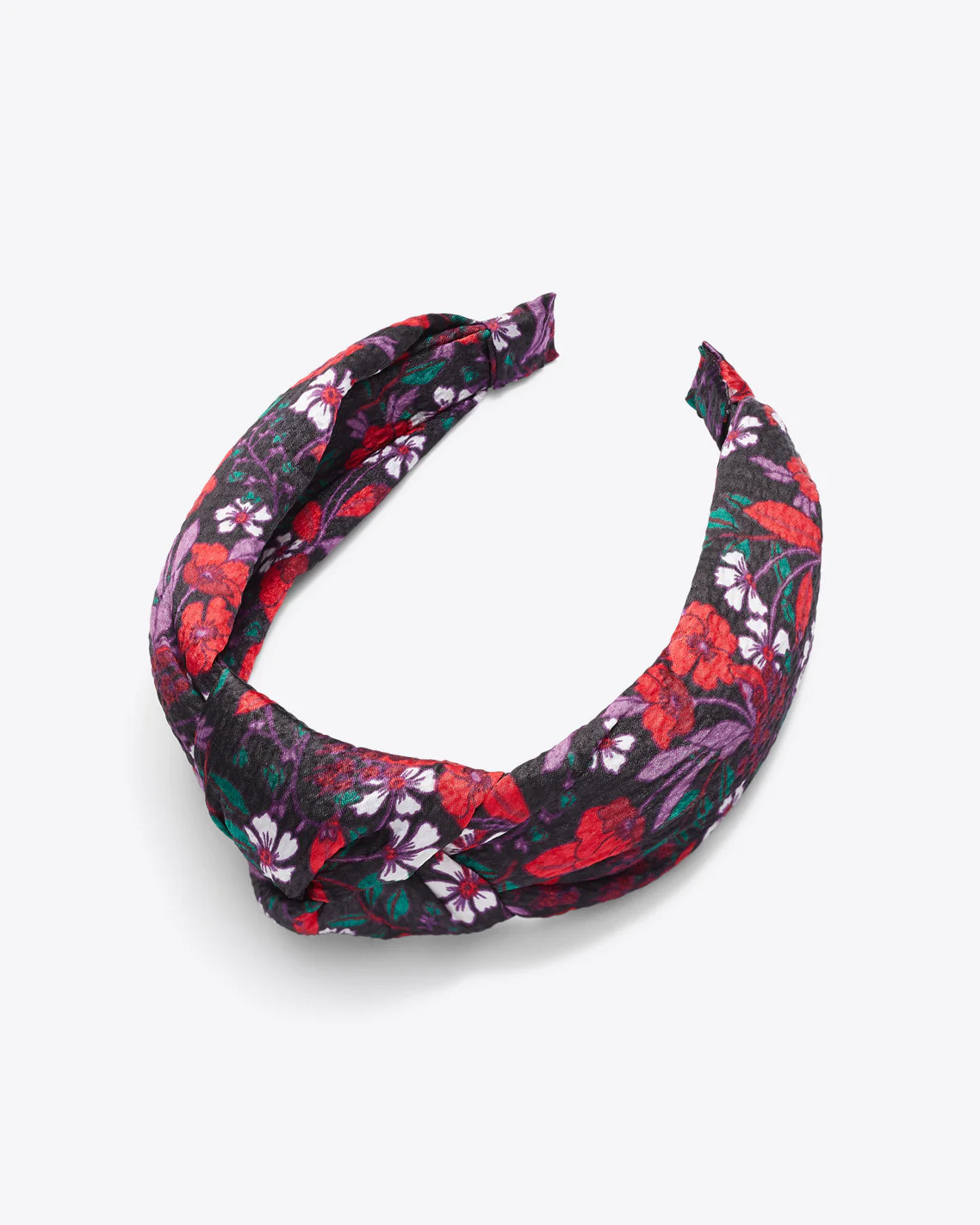 Scarlet Floral Knot Headband | Draper James (US)