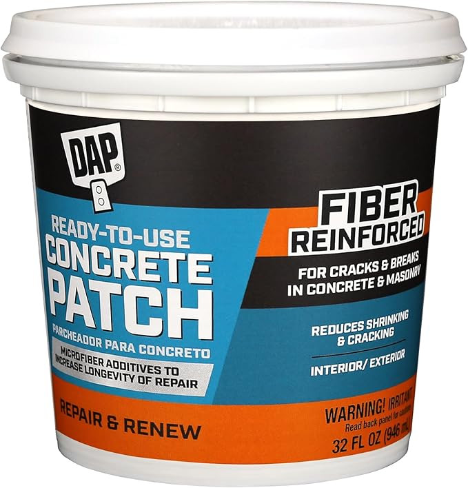 Dap 31084 Concrete Patch Interior and Exterior, 1-Quart , Gray | Amazon (US)