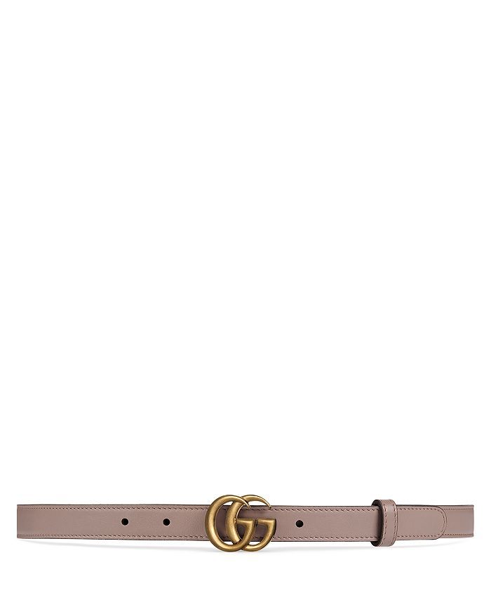 Women's Leather Belt with Double G Buckle | Bloomingdale's (US)