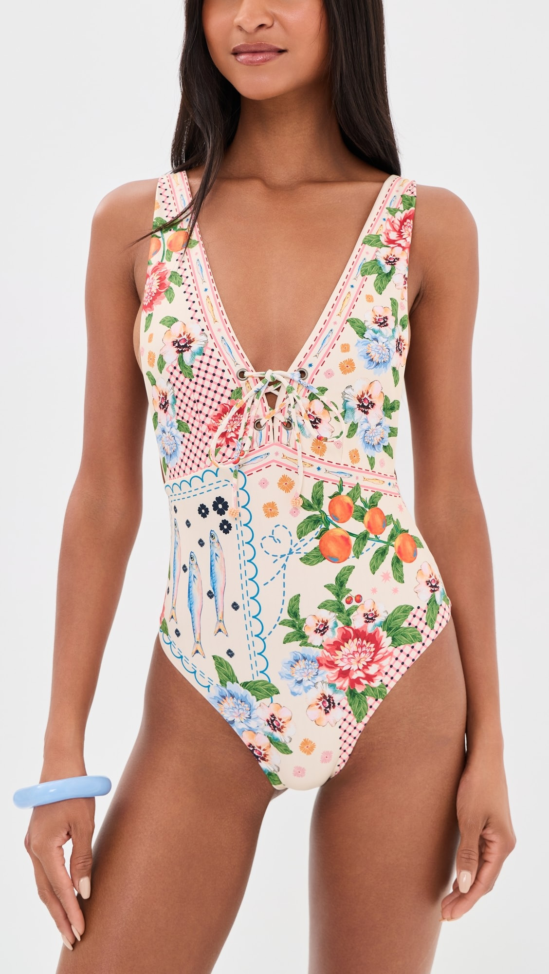 Priscila Basket One-Piece Swimsuit | Shopbop