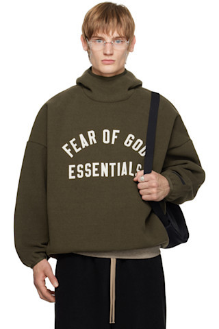 Brown Brushed Hoodie | SSENSE