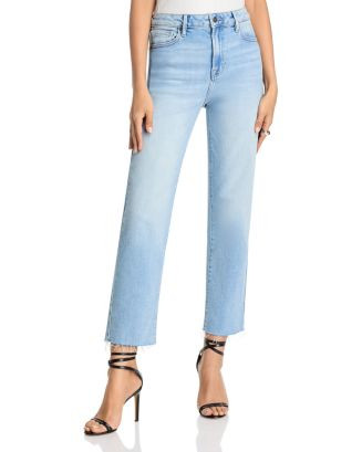 High Rise Straight Jeans - Exclusive | Bloomingdale's (US)