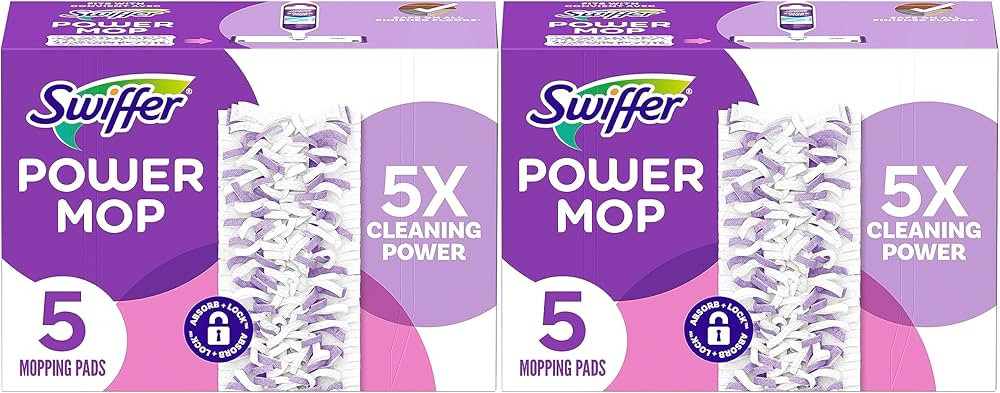 Swiffer PowerMop Multi-Surface Mopping Pad Refills for Floor Cleaning, 10 Count | Amazon (US)