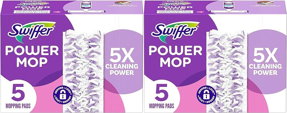Swiffer PowerMop Multi-Surface Mopping Pad Refills for Floor Cleaning, 10 Count | Amazon (US)