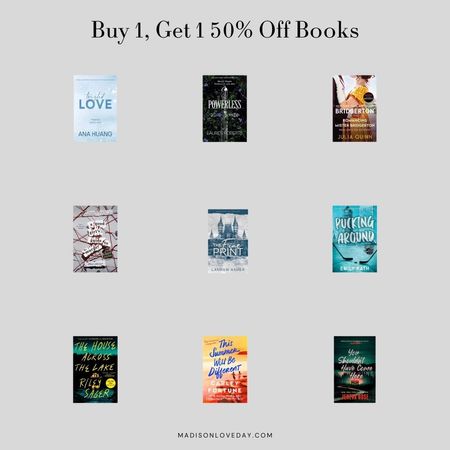 Target: Buy 1, get 1 50% off select adult & young adult  books 

#LTKSaleAlert #LTKFindsUnder50 #LTKFindsUnder100