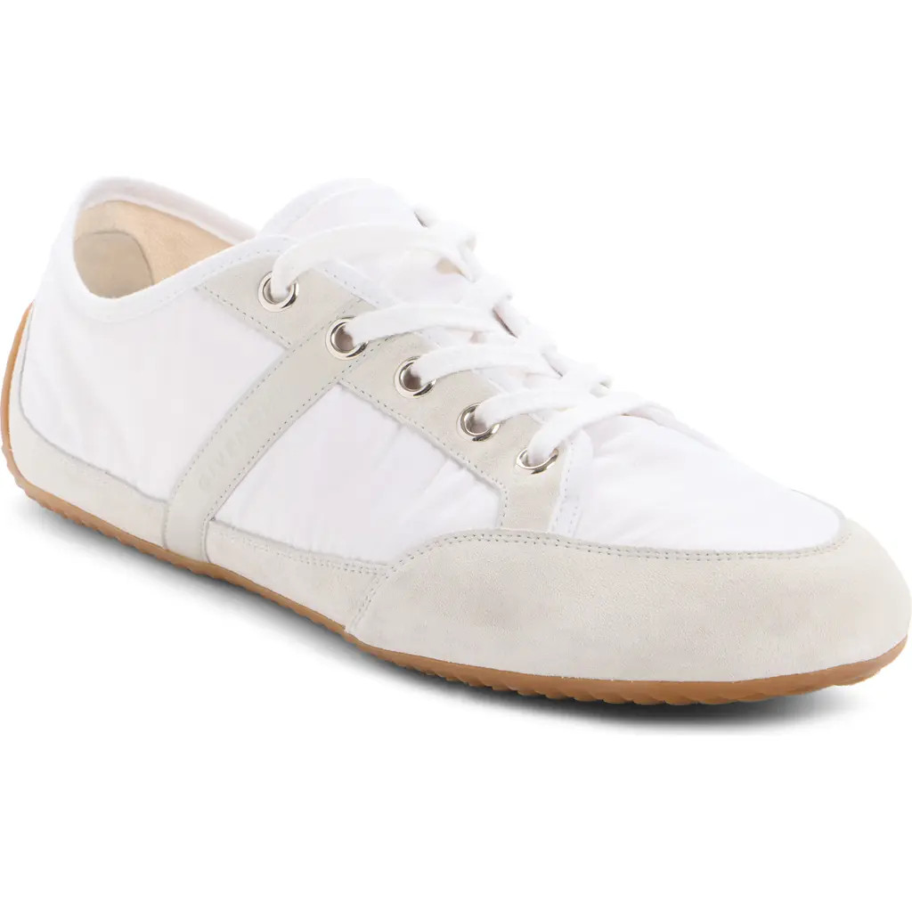 Givenchy Slim Nylon & Suede Racing Sneaker in White Multi at Nordstrom, Size 9Us | Nordstrom