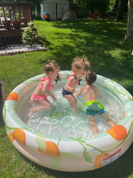 Such a cute inflatable pool! Perfect for kiddos. We’ll be using this all summer long



#LTKSeasonal #LTKFamily #LTKHome