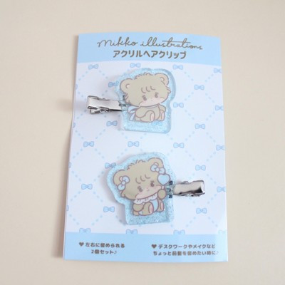 Mikko Illustration Latte hair clips set of 2 cute kawaii brand new  | eBay | eBay US